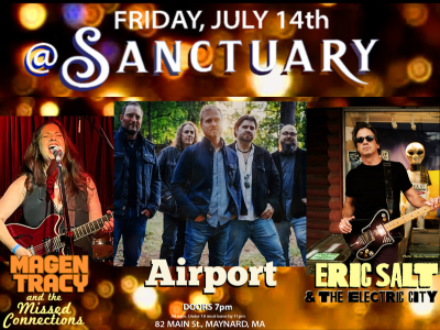 Magen Tracy & the Missed Connections, Airport, and Eric Salt & The Electric City